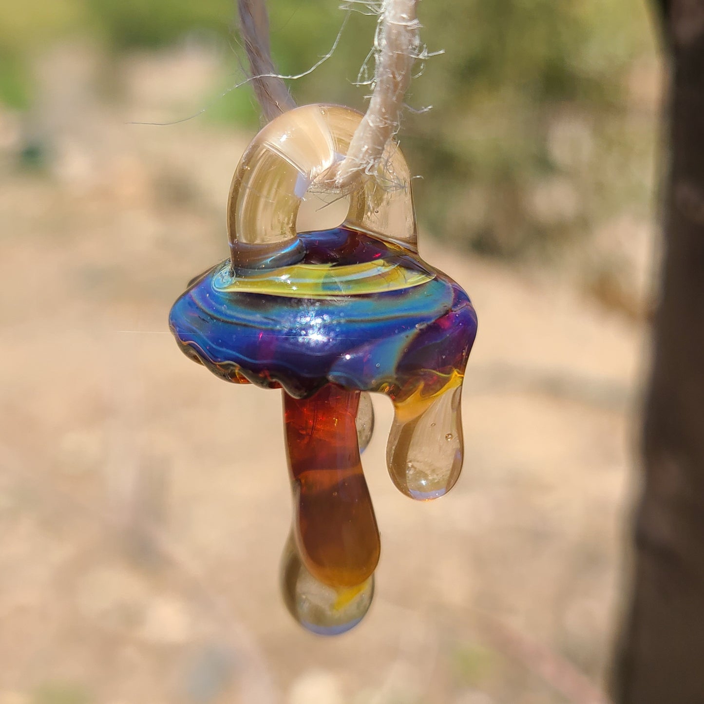Dripping Mushrooms - Hensley's Glass Art