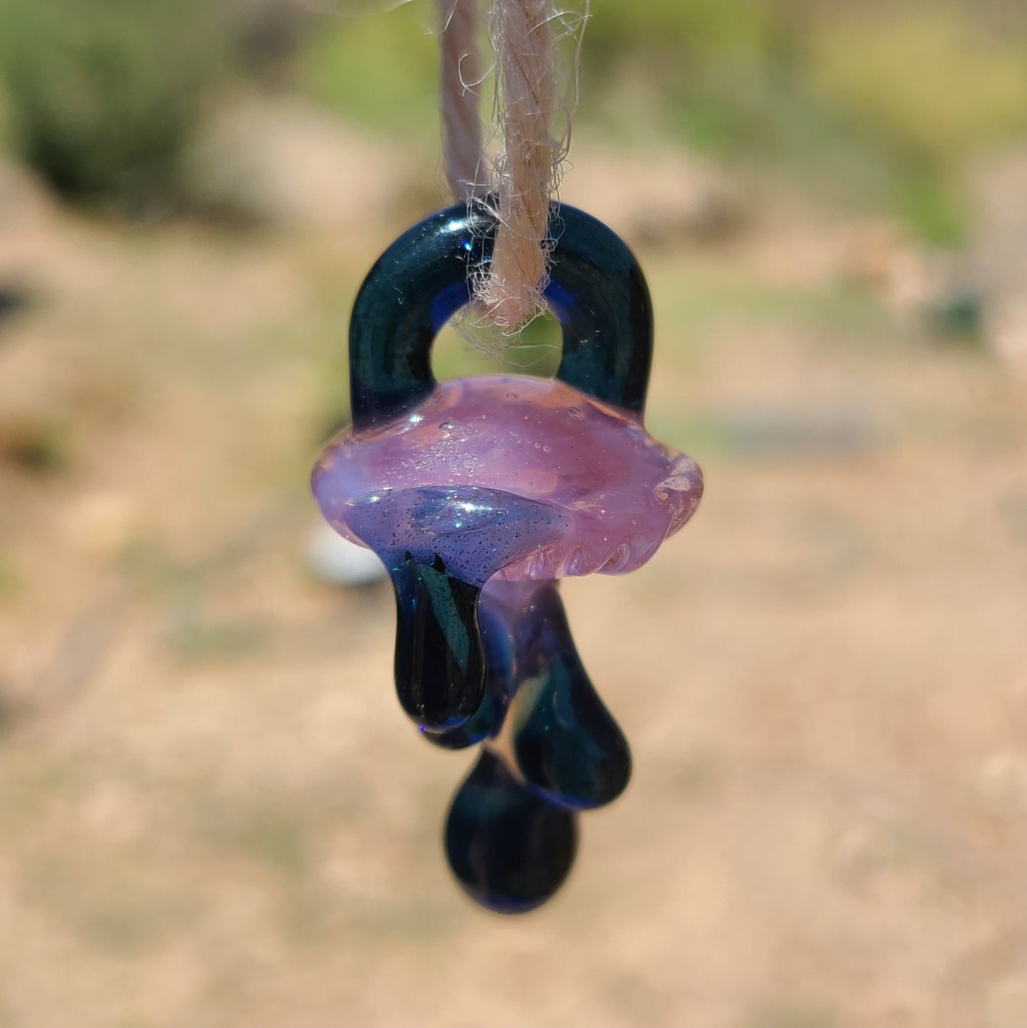 Dripping Mushrooms - Hensley's Glass Art