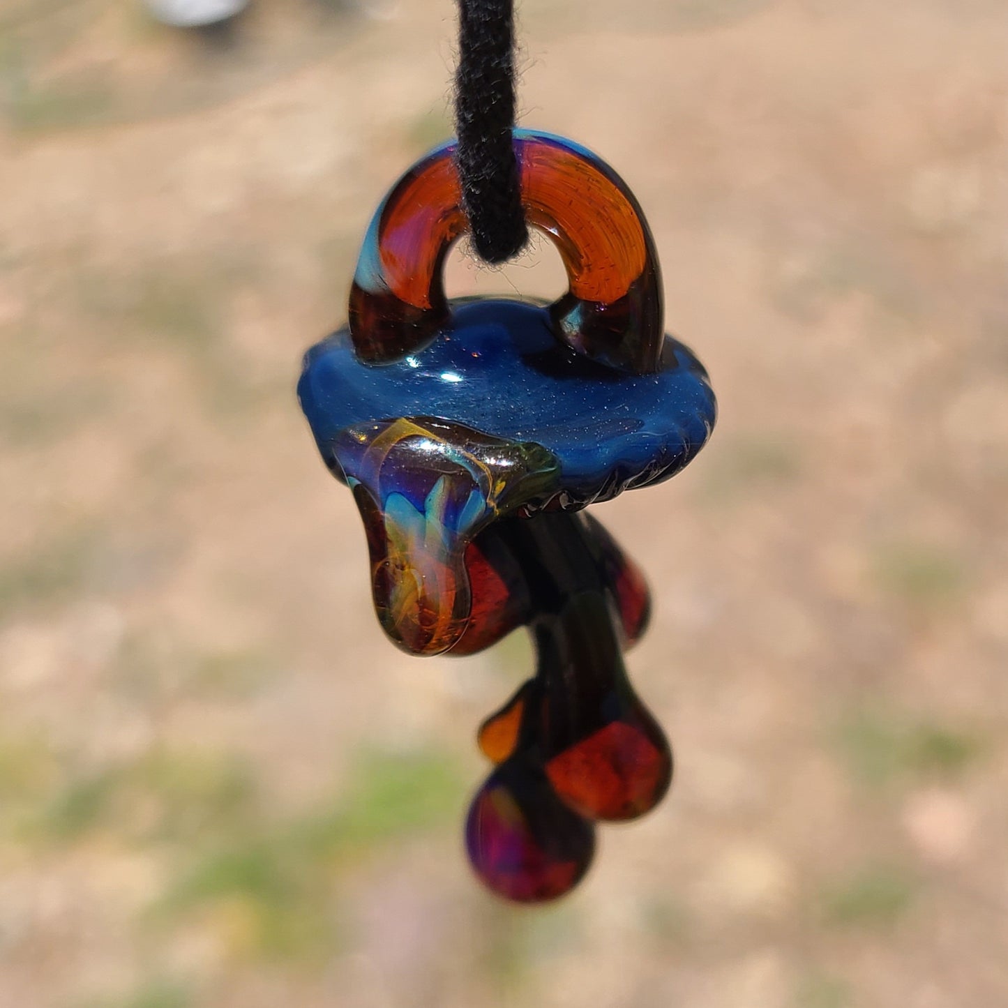 Dripping Mushrooms - Hensley's Glass Art