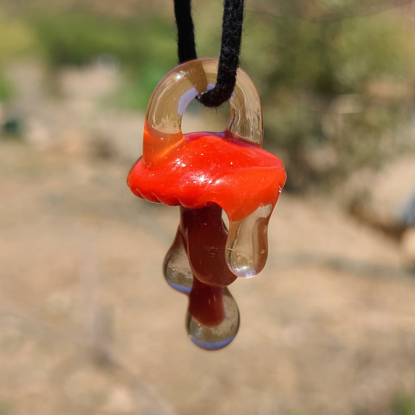 Dripping Mushrooms - Hensley's Glass Art