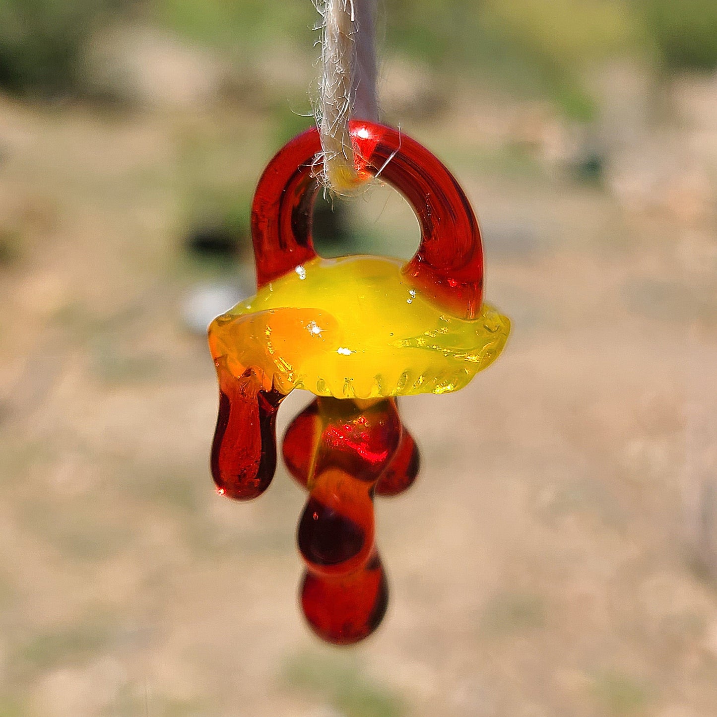 Dripping Mushrooms - Hensley's Glass Art